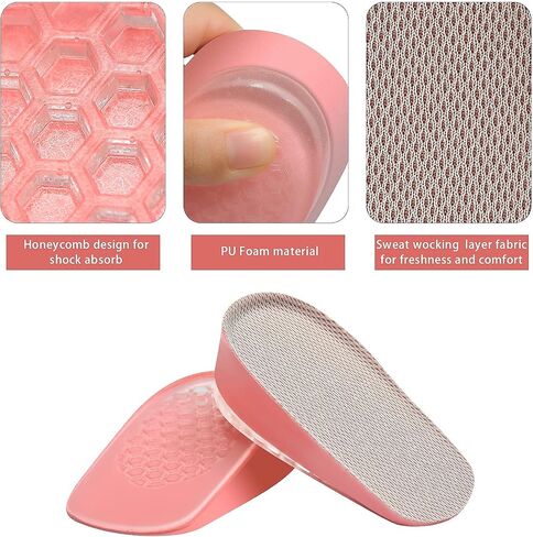 Height Increase Insoles - Heel Lift Shoe Lifts for Women, Comfortable Version (1.4 Inch) in Saudi Arabia