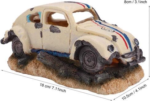 حوض السمك ديكور سيارة دائم محاكاة الراتنج سيارة سيدان خزان الأسماك حوض السمك الحلي التبعي in Kuwait