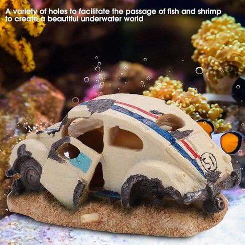 حوض السمك ديكور سيارة دائم محاكاة الراتنج سيارة سيدان خزان الأسماك حوض السمك الحلي التبعي in Kuwait