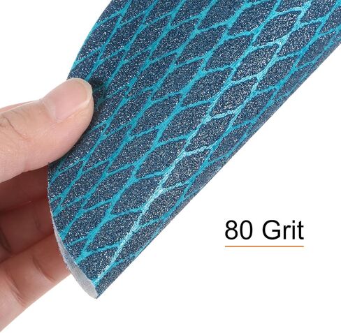 HARFINGTON 70 قطعة من أقراص الصنفرة ذات الشكل الماسي مقاس 6 بوصة و60 حبيبة وخطاف وحلقة لأعمال النجارة وأقراص تشطيب السيارات وسادات ورق الصنفرة لصنفرة القرص العشوائي وصنفرة مدارية in Kuwait