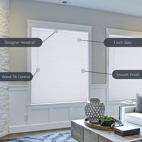 LOTUS & WINDOWARE 1" Cordless Vinyl Mini Blind in Kuwait