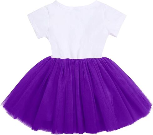 ODASDO Baby Girls Toddler Kids 1st / 3rd Birthday Party Cake Smash Cotton Short Sleeve Princess Tutu Dress Photo Props in Saudi Arabia