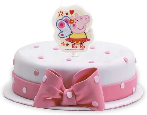 ديكورا - شمعة عيد ميلاد بيبا بيج ثنائية الابعاد لكعك الاطفال - 2.95 انش (346233) in Kuwait