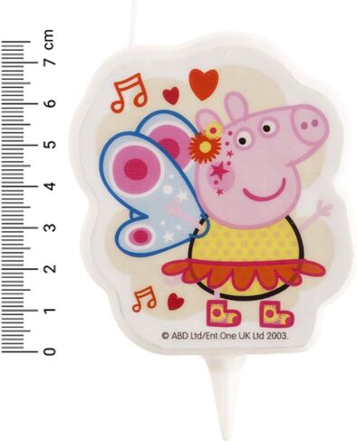 ديكورا - شمعة عيد ميلاد بيبا بيج ثنائية الابعاد لكعك الاطفال - 2.95 انش (346233) in Kuwait