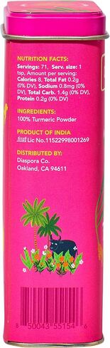 Diaspora Co. Single-Origin Pragati Turmeric Powder | 185 Gram Chefs Tin in Saudi Arabia