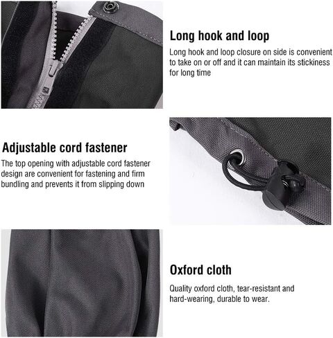 جراميق للساق مقاوم للماء وقابل للتعديل، حذاء للمطر والثلج للرجال والنساء في الهواء الطلق للمشي لمسافات طويلة والصيد وتسلق الجبال in Kuwait