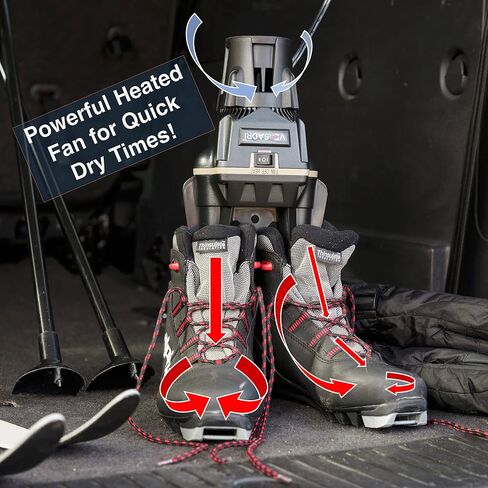 VersaDri Fastest Boot Shoe Glove Ski Snowboard Helmet Dryer Forced Air Heater | Fast Dry Times | Heat Or Cool Fan | 12V DC Power Connection | No Rack Needed | Premier in Saudi Arabia