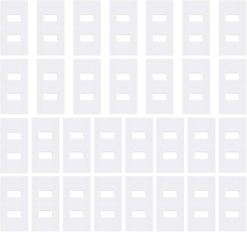 أشرطة تصليح الستائر الرأسية من لوكسيف، 30 طقم، أشرطة شفافة لإصلاح الستائر العمودية الإجمالية، 60 قطعة، حافظة للستائر العمودية المتينة مسبقة القطع in Kuwait