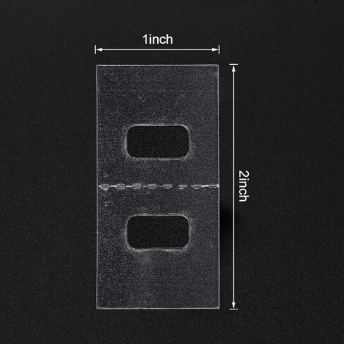 أشرطة تصليح الستائر الرأسية من لوكسيف، 30 طقم، أشرطة شفافة لإصلاح الستائر العمودية الإجمالية، 60 قطعة، حافظة للستائر العمودية المتينة مسبقة القطع in Kuwait