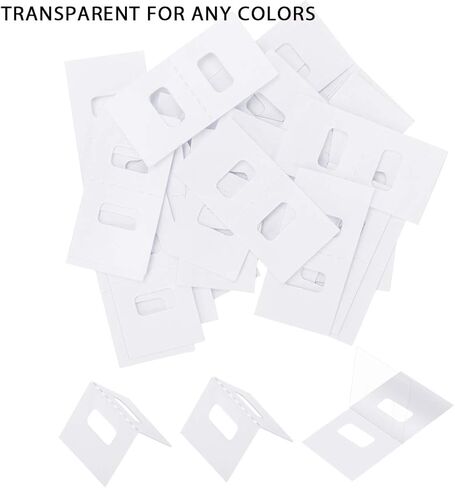 أشرطة تصليح الستائر الرأسية من لوكسيف، 30 طقم، أشرطة شفافة لإصلاح الستائر العمودية الإجمالية، 60 قطعة، حافظة للستائر العمودية المتينة مسبقة القطع in Kuwait