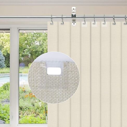 أشرطة تصليح الستائر الرأسية من لوكسيف، 30 طقم، أشرطة شفافة لإصلاح الستائر العمودية الإجمالية، 60 قطعة، حافظة للستائر العمودية المتينة مسبقة القطع in Kuwait