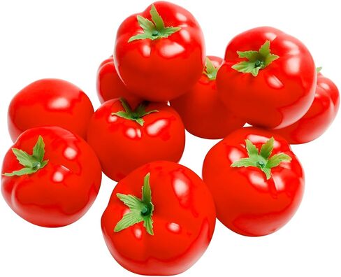 X هوت الفشار 10 قطع واقعية الطماطم وهمية الطماطم رغوة الطماطم الطماطم ديكور للمنزل مطبخ ديكور الحفلات in Kuwait