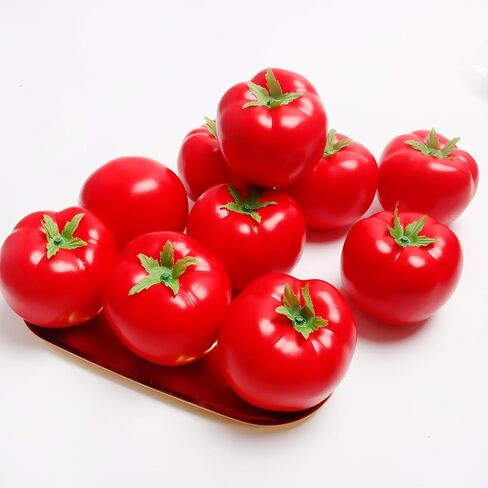 X هوت الفشار 10 قطع واقعية الطماطم وهمية الطماطم رغوة الطماطم الطماطم ديكور للمنزل مطبخ ديكور الحفلات in Kuwait