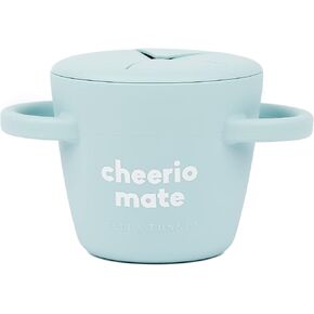 Bella Tunno Happy Snacker – No Spill Snack Cups for Toddlers and Babies, Baby Snack Container Made from Silicone BPA Free, Soft and Easy to Use (Snack Super Fan) in Kuwait