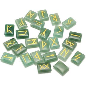 مجموعة أحجار Zotoone Rune مع أبجدية Elder Futhark المنقوشة وأحجار الرونية الطبيعية وأحجار الكريستال والتأمل والشفاء شاكرا الريكي (حقيبة قماش واحدة) in Saudi Arabia