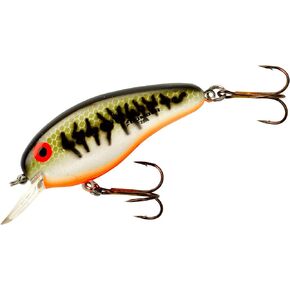 Bomber Lures Deep Flat A Crankbait Fishing Lure, Freshwater Fishing Gear and Accessories 2 1/2", 3/8 oz, Baby Bass Orange Belly, (B02DFABBO) in Saudi Arabia