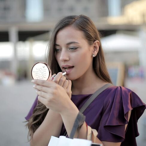 ZOORON Funny Gifts for Women I 'Not a Day Over Fabulous' Rose Gold Compact Mirror I Funny Women Gifts Ideas for Birthday I Unique Gifts for Women, Friends, Mom, Sister in Kuwait