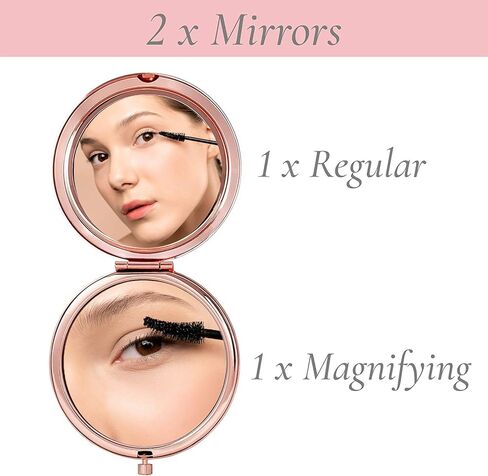 ZOORON Funny Gifts for Women I 'Not a Day Over Fabulous' Rose Gold Compact Mirror I Funny Women Gifts Ideas for Birthday I Unique Gifts for Women, Friends, Mom, Sister in Kuwait