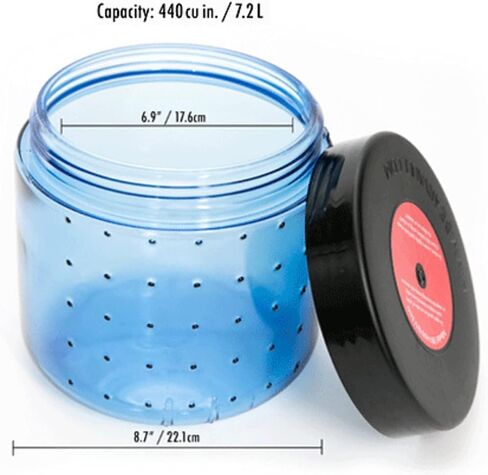 BearVault Bear Resistant Food Canister for Hikers, Backpackers, and Campers | Clear, Durable, and Easy to Use | Bear, Wildlife and Rodent Resistant | Cache All Your Scented Items | National Park in Saudi Arabia