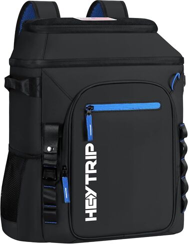 حقيبة ظهر Heytrip Cooler 36/54 Cans حقيبة تبريد معزولة مقاومة للماء للاحتفاظ بالبرودة لمدة 20 ساعة، مبرد مانع للتسرب مع حزام للصدر ومقصورات متعددة in Saudi Arabia