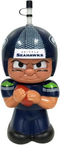 NFL Big Sip Water Bottle - Reusable, Kid Friendly Drinking Cup - Dishwasher Safe - Ideal for Everyday Use in Saudi Arabia