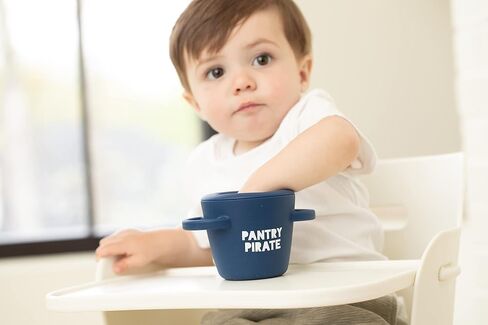 Bella Tunno Happy Snacker – No Spill Snack Cups for Toddlers and Babies, Baby Snack Container Made from Silicone BPA Free, Soft and Easy to Use (Snack Super Fan) in Kuwait