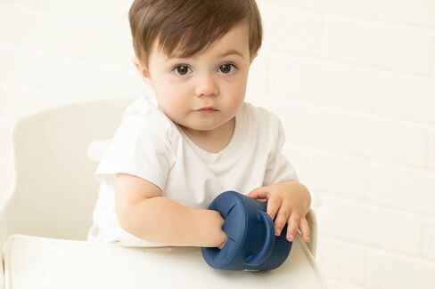 Bella Tunno Happy Snacker – No Spill Snack Cups for Toddlers and Babies, Baby Snack Container Made from Silicone BPA Free, Soft and Easy to Use (Snack Super Fan) in Kuwait