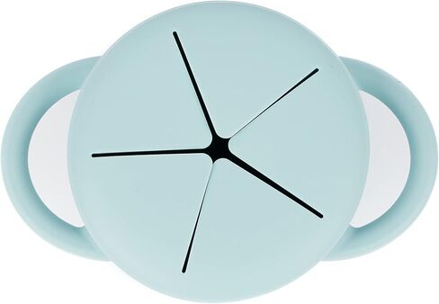 بيلا تونو هابي سناكر - أكواب الوجبات الخفيفة المقاومة للانسكاب للأطفال الصغار والرضع، حاويات الوجبات الخفيفة مصنوعة من السيليكون الخالي من البيسفينول أ، فتحة ناعمة وغطاء قابل للإزالة (مرحبًا بالوجبات الخفيفة) in Kuwait