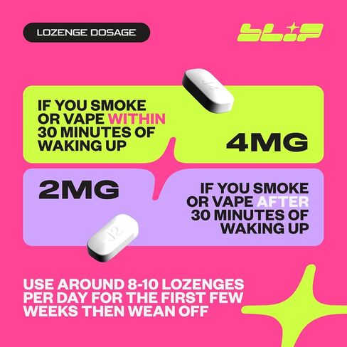 Blip NRT Nicotine Lozenge Mini's - 2mg Mint Flavor (108 Count) - Help Quit Smoking Aid, Reduce Cravings - Nicotine Replacement in Kuwait