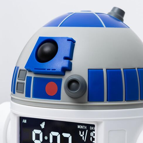 Paladone R2D2 Alarm Clock - Perfect Decor for Star Wars Fans - USB Cable Included - 13 cm (5") Tall in Kuwait