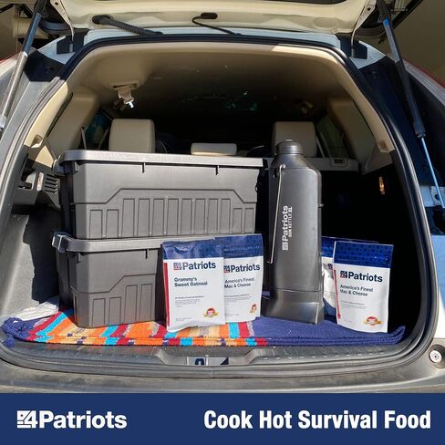 4Patriots Sun Kettle Personal Water Heater: Portable Thermos Boils Water Using The Sun, Thermal Flask For Camping, Hunting, Backpacking & Survival, Solar Powered, Lightweight & Gas & Electricity Free in Kuwait