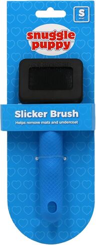 Snuggle Puppy Grooming - Slicker Brush for Dogs - Small - Easy to Use for Grooming, Dematting, and Removing Loose Hair from Pets in Kuwait