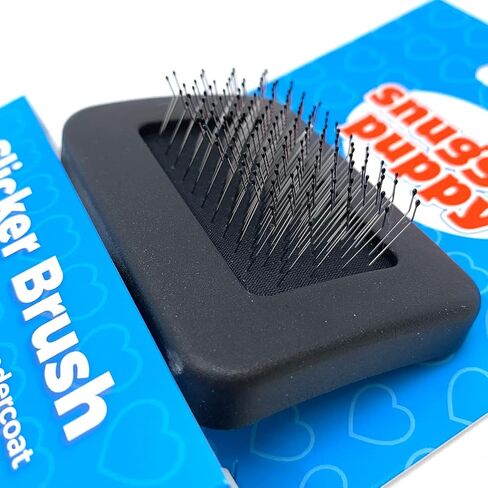 Snuggle Puppy Grooming - Slicker Brush for Dogs - Small - Easy to Use for Grooming, Dematting, and Removing Loose Hair from Pets in Kuwait