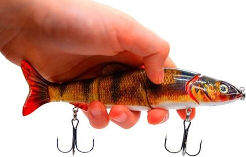 طعم صيد السمك الدخيل متعدد المفاصل بطول 6.5 سم، طعم صلب وبطيء وسريع الغرق مثل جيزارد شاد البلوغيل العائمة والغرق البطيء in Kuwait