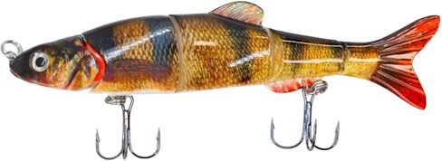 طعم صيد السمك الدخيل متعدد المفاصل بطول 6.5 سم، طعم صلب وبطيء وسريع الغرق مثل جيزارد شاد البلوغيل العائمة والغرق البطيء in Kuwait