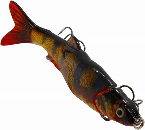 طعم صيد السمك الدخيل متعدد المفاصل بطول 6.5 سم، طعم صلب وبطيء وسريع الغرق مثل جيزارد شاد البلوغيل العائمة والغرق البطيء in Kuwait