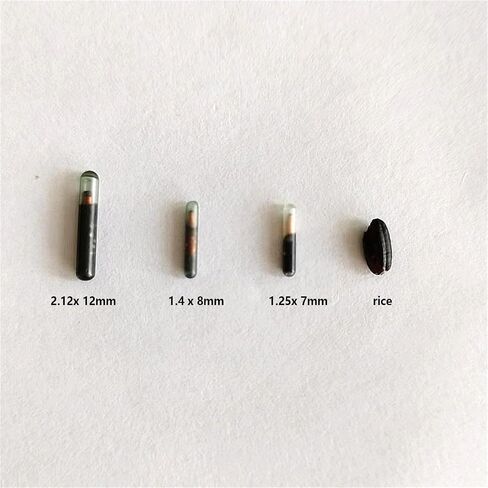 Animal ID Microchip for Dogs Cats Horses Pigs Cows 20 Pack 2.12X12mm ISO11784/ISO11785/FDX-B Pet ID Tags, 15 ID Microchip in Kuwait