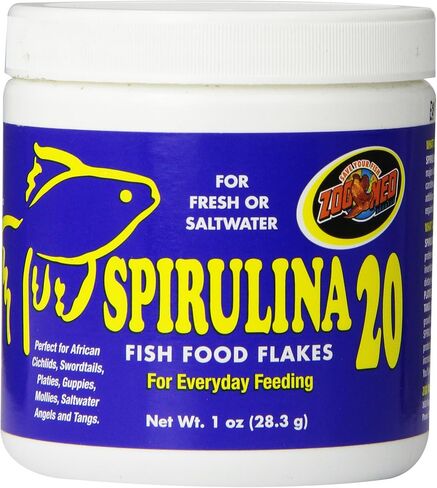 Zoo Med Laboratories AZMAFS1 Aquatrol Spirulina 20 Flake, 1-Ounce in Saudi Arabia