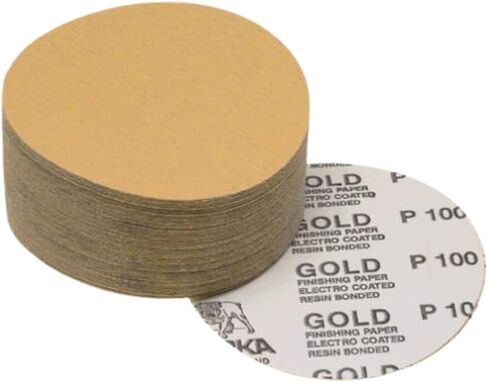 Mirka 23-379-080 6-Inch No-Hole 80 Grit Adhesive Sanding Discs, 100-Pack in Saudi Arabia