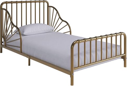 ليتل سييدز سرير اطفال معدني بتصميم غريب الاطوار من كوين، ذهبي in Kuwait