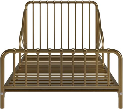 ليتل سييدز سرير اطفال معدني بتصميم غريب الاطوار من كوين، ذهبي in Kuwait