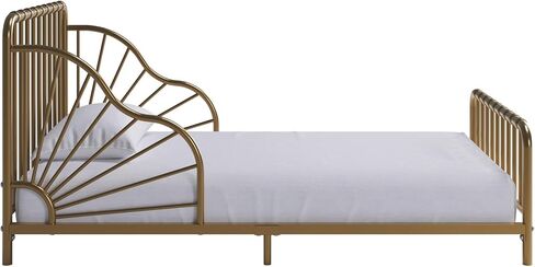 ليتل سييدز سرير اطفال معدني بتصميم غريب الاطوار من كوين، ذهبي in Kuwait