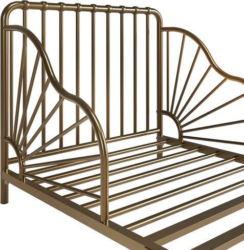 ليتل سييدز سرير اطفال معدني بتصميم غريب الاطوار من كوين، ذهبي in Kuwait