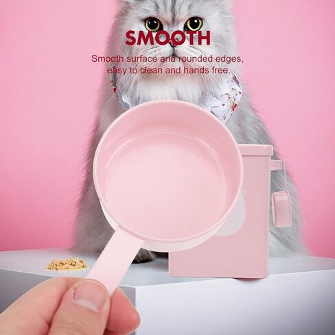 كابيلوك حاوية تخزين طعام القطط المعدنية محكمة الغلق للكلاب والحيوانات الاليفة، دلو من القصدير مع غطاء، مغرفة طعام جاف لمالكي الحيوانات الاليفة in Kuwait