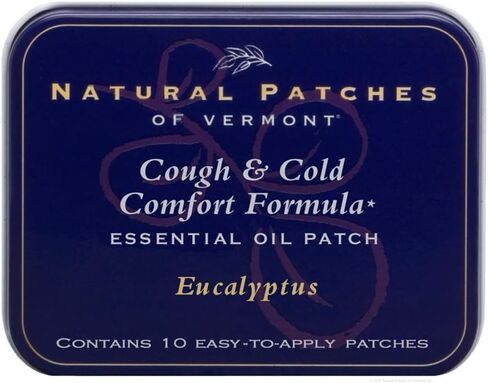 رقع طبيعية من فيرمونت - تركيبة مهدئة للسعال والبرد - زيت عطري, 642 , , 10 Patch(es), , in Kuwait