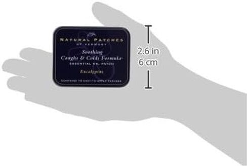 رقع طبيعية من فيرمونت - تركيبة مهدئة للسعال والبرد - زيت عطري, 642 , , 10 Patch(es), , in Kuwait