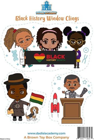 Dadisi Academy Crew Window Clings-Black History Month in Saudi Arabia