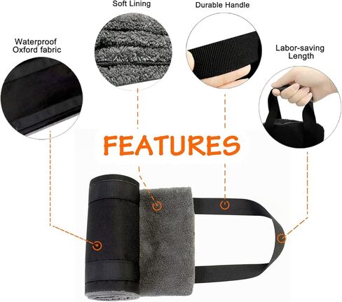 LexRory Dog Sling for Back Legs, Comfortable Dog Lift Hind Leg Support to Help Large Dogs Climbing Stairs, Dogs Harness Assisted Rehabilitation for Injured or Elderly Dogs in Kuwait