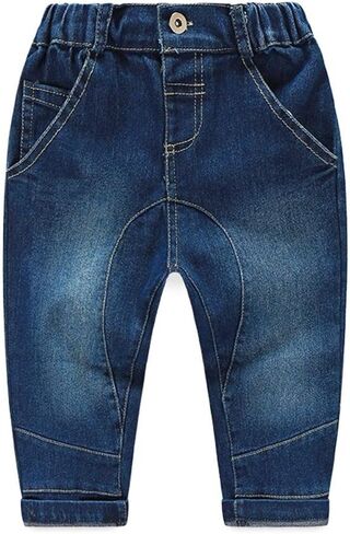 زي Kimocat Baby Boys Gentleman، قميص جينز منسوج للأطفال الصغار مع ربطة عنق in Kuwait