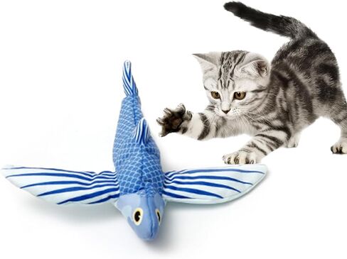 لعبة الكترونية تفاعلية للقطط من اي باوسس، لعبة ركلة متحركة للقطط الصغيرة لتمارين الحركة، لعبة مطاردة لحن للقطط للعب بمفردها، لعبة القطط الصغيرة للعب بها وتصدر صوت صرير للملل (طيور) in Kuwait